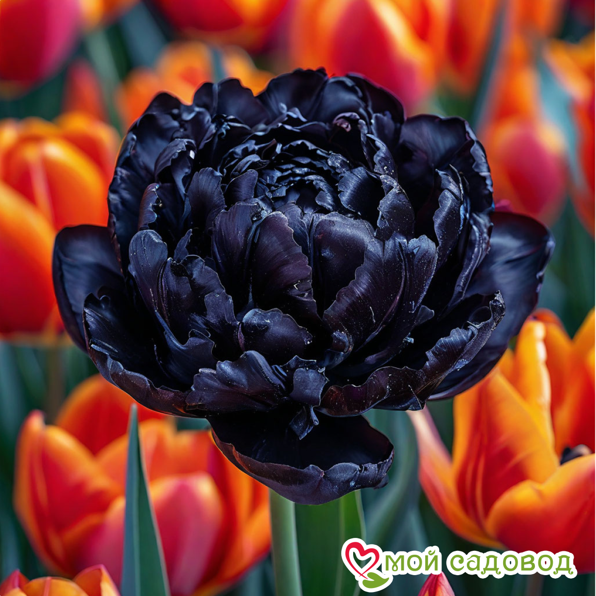 Тюльпан махровый Рейдинс Дарк